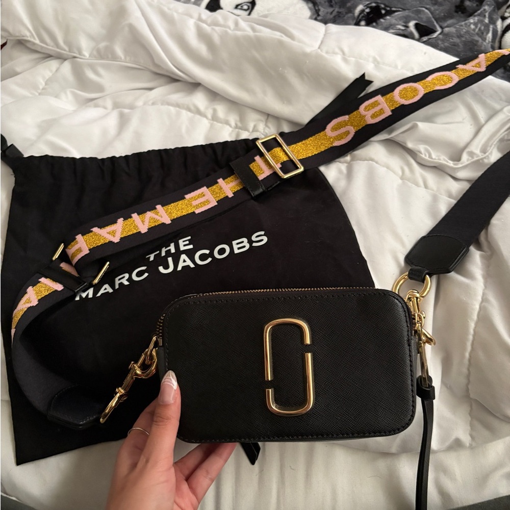 Marc Jacobs Black Snapshot Bag